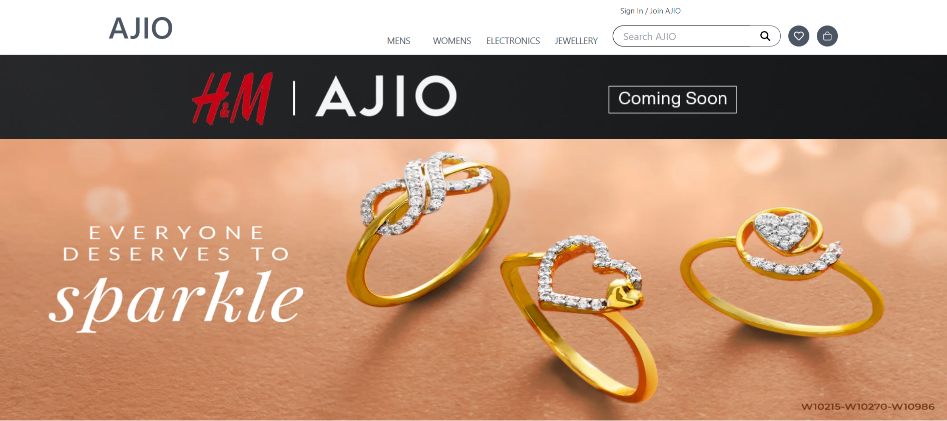 landing page